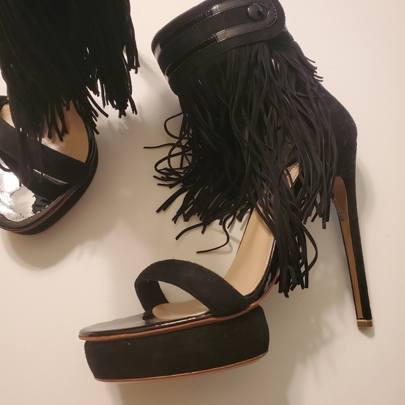 NWT Nicholas Kirkwood Fringe Platform Sandal sz 7 - Picture 3 of 10